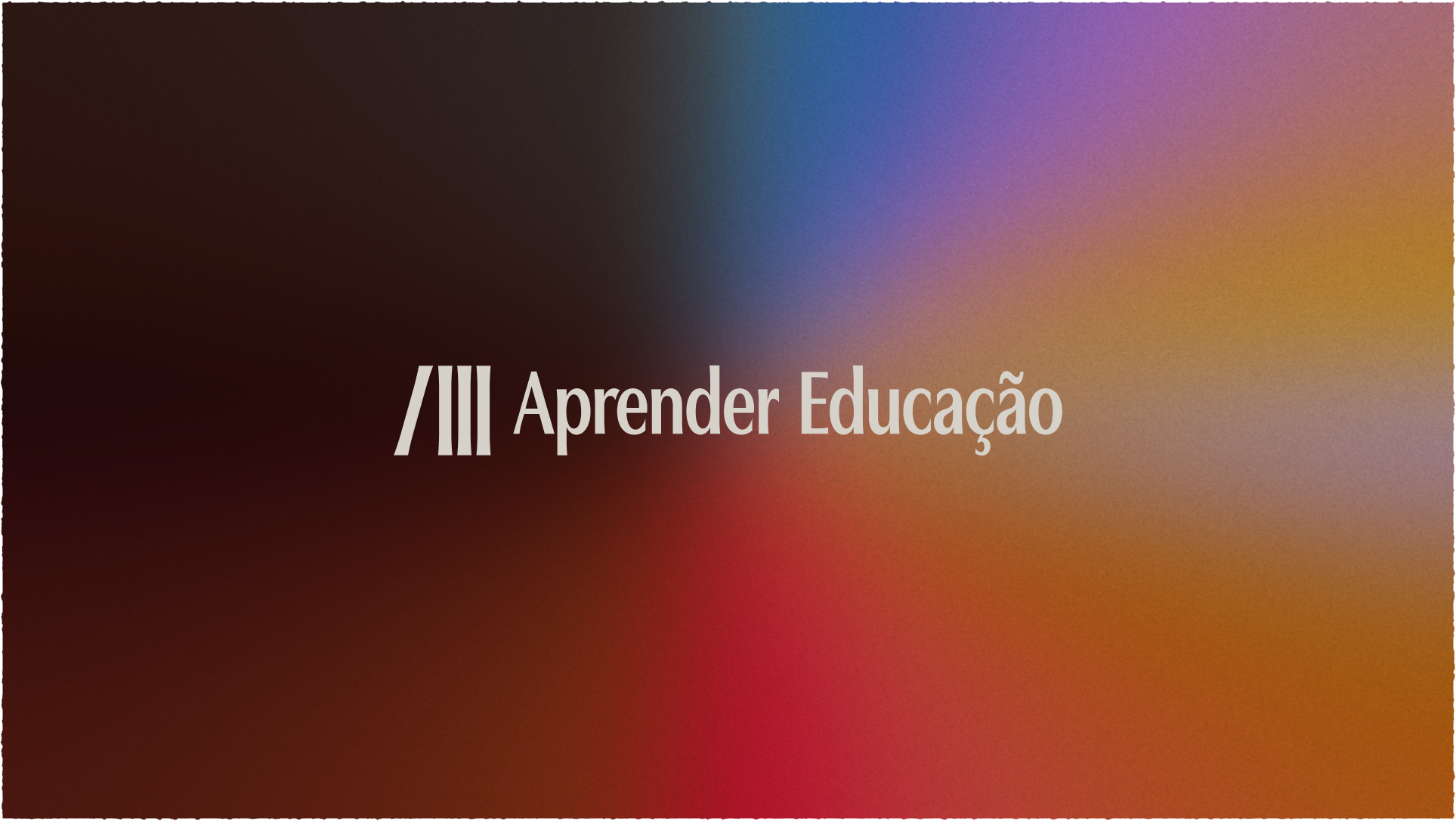 Aplicações da identidade do projeto Aprender Educação